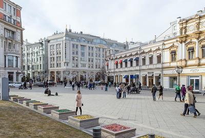 Весна в Москве; контурная заливка, …» — создано в Шедевруме