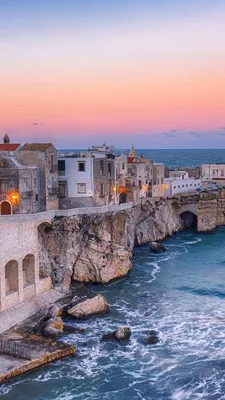 Panoramic View Of Vieste. Puglia. Italy. Stock Photo, Picture and Royalty  Free Image. Image 12598600.