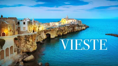 The italian village of Vieste, Foggia in Apulia, Italy - e-borghi