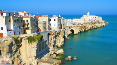 Vieste Italy Europe Chalk Cliffs Beach Stock Photo 1081276001 | Shutterstock