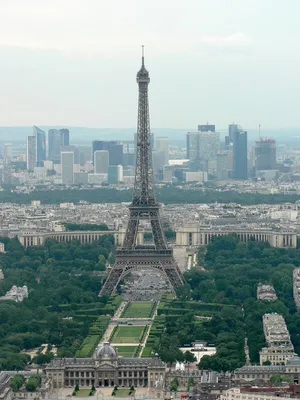 Париж: вид с Эйфелевой башни (высота 300 метров) » uCrazy.ru - Источник  Хорошего Настроения