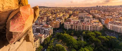 Вид С Воздуха Барселоны С Высоты — стоковые фотографии и другие картинки  Барселона - Испания - Барселона - Испания, Испания, Вид с воздуха - iStock