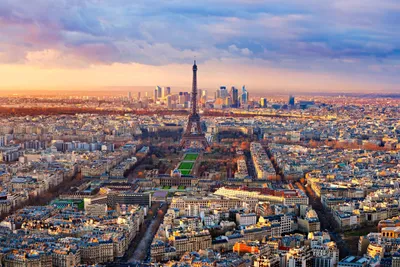 Париж, Франция - Виды с Эйфелевой башни