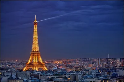 Красивый вид на Париж. | Пикабу