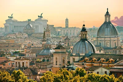 Рим и Ватикан - вид с купола Собора Святого Петра