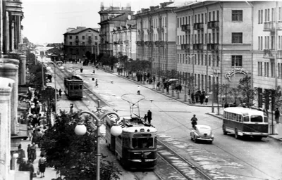 Витебск — Старые фотографии — Фото — Городской электротранспорт