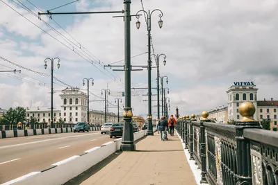 Открытка Московский проспект. Витебск, 1976 год, номер 1895. Проект \"Старые  открытки\"