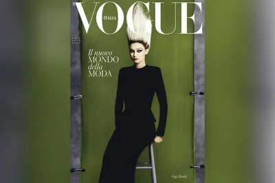 Наталья Водянова на обложке итальянского Vogue