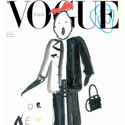 Итальянская редакция Vogue на один номер отказалась от фотографий в пользу  рисунков. Так издание заботится об окружающей среде