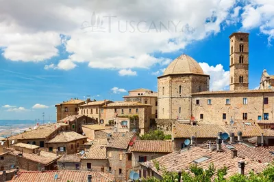 The italian village of Volterra, Pisa in Tuscany, Italy - e-borghi