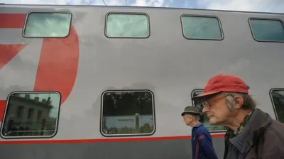 РЖД» продемонстрировали первый двухэтажный поезд «Москва – Воронеж»