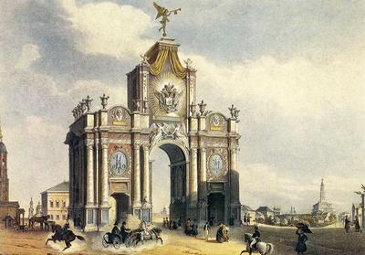 Триумфальные ворота: история знаменитого памятника Победы