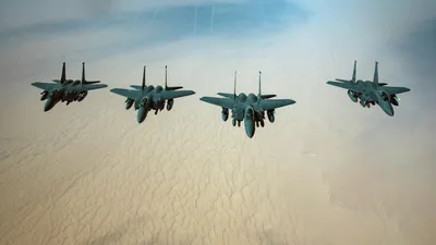 Истребители ВВС США F-15E Strike Eagle - Галерея - ВПК.name