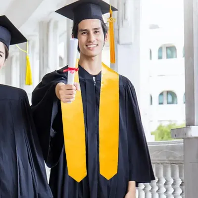 2 Афро-американских студент-выпускника в мантии и крышке Стоковое Фото -  изображение насчитывающей степень, американская: 88835302