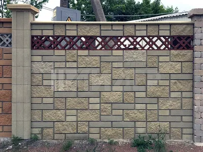 Забор из французского камня для придомовых территорий ФР-108 - купить в  Москве, цена, фото, отзывы, характеристики