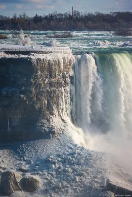 Ниагарский водопад замерз впервые за сто лет