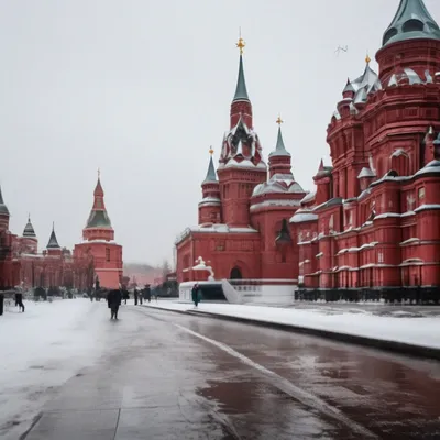 Картины Современные строения \"Заснеженная Москва-Сити\" - арт 006090010 |  Купить в интернет-магазине Фото в дом - Фото в дом