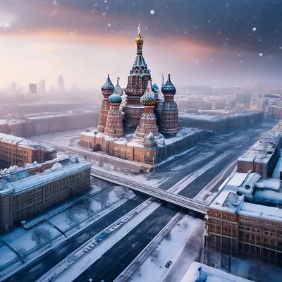 Москва заснеженная... Moscow in the snow в интернет-магазине Ярмарка  Мастеров по цене 10000 ₽ – AJ9IPRU | Картины, Москва - доставка по России