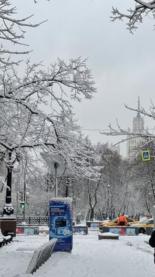 Снежная москва» — создано в Шедевруме