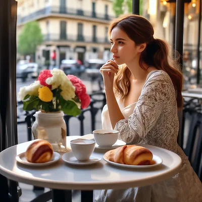 Мандруй Дешевше - Завтрак в Париже 💘 📷 instagram.com/travelicious_mona/ |  Facebook