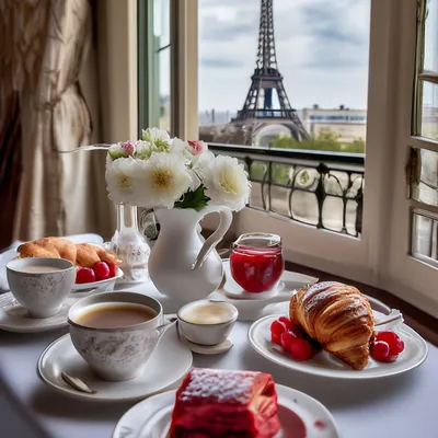 Завтрак в Париже - 67 фото