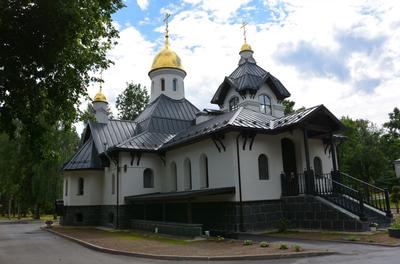 Церковь Георгия Победоносца в Красавице, Зеленогорск (Санкт-Петербург,  Курортный район), фотография. вид здания с юго-востока