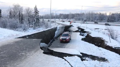 Землетрясение на аляске фото