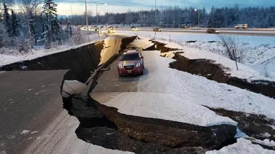Землетрясение на Аляске | Пикабу