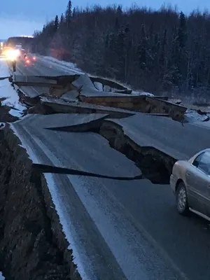 Землетрясение в Аляске - Появились мощные фото и видео - Апостроф