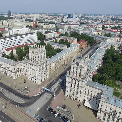 Панорама: Минский железнодорожный вокзал, железнодорожный вокзал, Минск,  Привокзальная площадь, 3 — Яндекс Карты