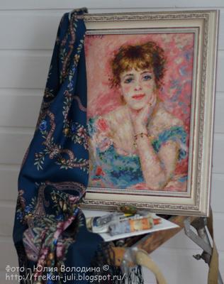 Картина 3D «Портрет актрисы Жанны Самари», тактильная: цена 17 303 ₽,  оптом, арт. 10825-26