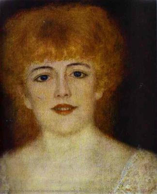 Pierre Auguste Renoir - Portrait of the Actress Jeanne Samary