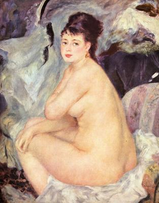 Репродукции Картин Жанна Самари, 1877 по Pierre-Auguste Renoir (1841-1919,  France) | WahooArt.com