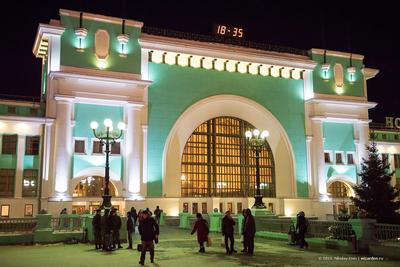 Жд вокзал Новосибирск» — создано в Шедевруме