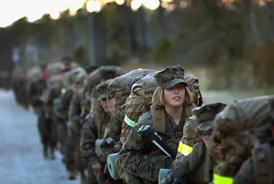 Боевая подготовка женщин-морских пехотинцев США (Фото) | \"Незнакомка\" | Дзен