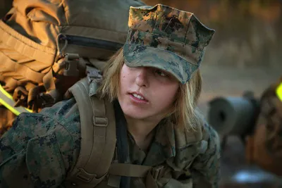 Боевая подготовка женщин-морских пехотинцев США