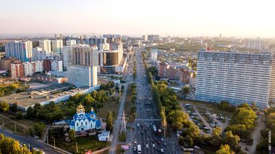 Московское шоссе в районе телецентра с высоты | IWphoto.ru