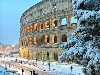 Зима в Италии фото