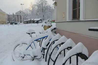 Зима в Минске фото