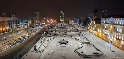 Зима в Минске