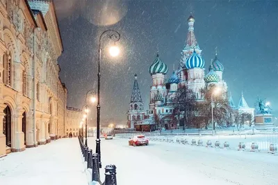 Зима в Москве . | Пикабу