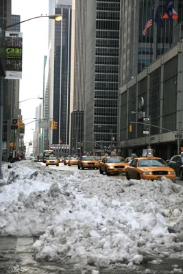 Зима в Нью-Йорке | Пикабу