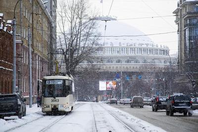 Новосибирск, зима, идёт снег, …» — создано в Шедевруме