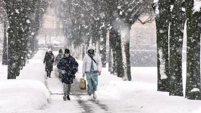 Высота снега в Петербурге достигла рекорда за зиму - РИА Новости, 07.02.2022
