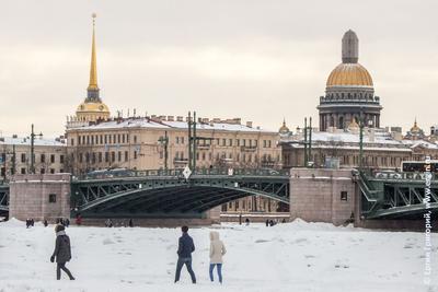 Санкт-Петербург, зима, снег, …» — создано в Шедевруме
