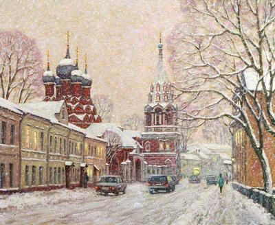 Картина \"Москва зимняя\"