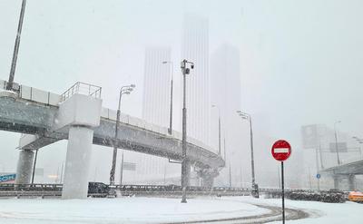 Зимняя Москва выглядит, как сказка