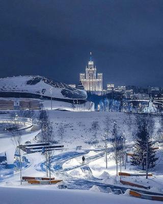 Картина \"Москва зимняя\"