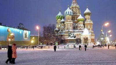 Зимняя Москва, Красная площадь, …» — создано в Шедевруме