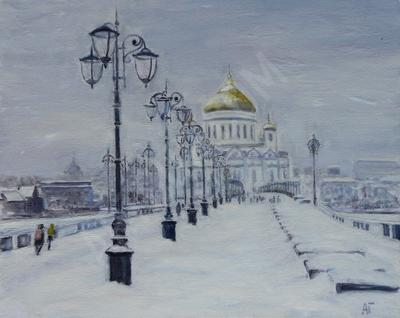 Зимняя Москва | ArtBUP - an international platform for Fine Art Paintings